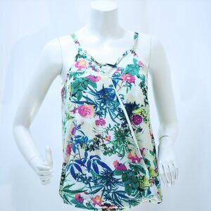 Nordstrom Bobeau Floral Tank tops Size L